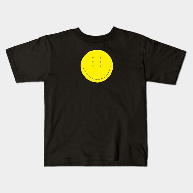 Six-Eyed Smiley Face, Medium Kids T-Shirt by Niemand